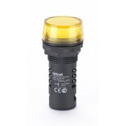 Лампа коммутационная ADDS ЛК-22 d22мм 220В AC/DC желт. LED DEKraft 25120DEK