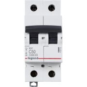 Выключатель автоматический модульный 2п C 50А 4.5кА RX3 ИЭК Leg 419702