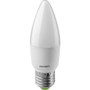 Лампа светодиодная 61 961 OLL-C37-10-230-6.5K-E27-FR 10Вт свеча 6500К холод. бел. E27 1000лм 176-264В ОНЛАЙТ 61961