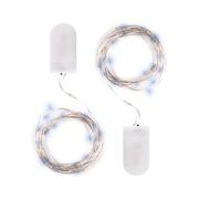 Гирлянда DC-G05-20WS2 20LED 2xCR2032 (в компл.) бел. (уп.2шт) ФАZА 5048010