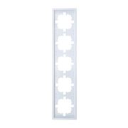 Рамка 5-мест. горизонт. ZIMA бел. LEZARD 704-0200-150