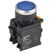 Кнопка d22мм 1НО+1НЗ MASTER син. IEK MI-BT60-11-3-22-K07