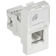 Розетка телефонная 1мод. RJ11 кат.3 механизм PRIMER IEK CKK-40D-RT1-K01
